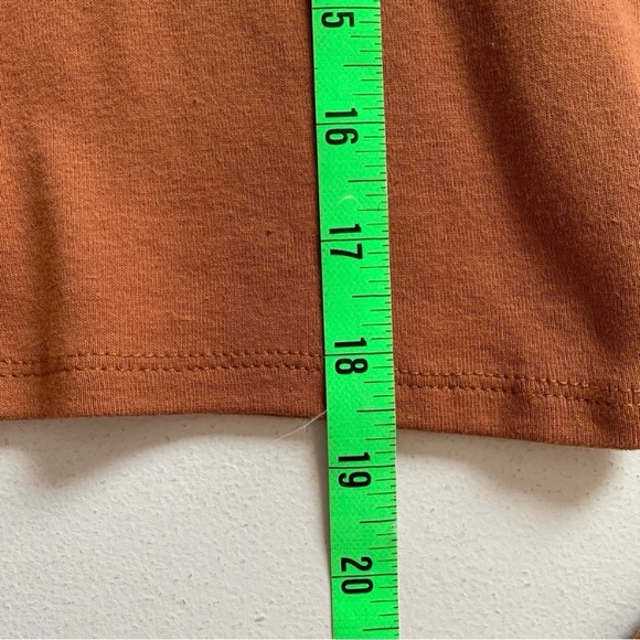 Wild Fable XXL Cognac Brown Cotton Long Sleeve Button Front Cardigan Top NWT - Picture 12 of 12